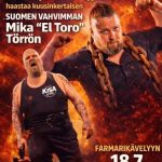 "Karjalankarhu" Samu Ryynäsen ja kuusinkertaisen Suomen vahvimman miehen Mika "El Toro" Törrön mittelöinti farmarikävelyssä